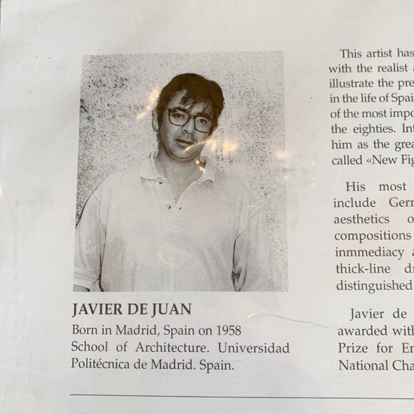 Javier de Juan signed lithography art - Picture 5 of 10